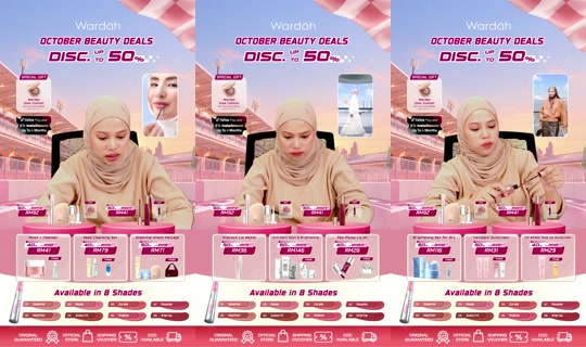 Stream wardahbeauty_my - 20 Okt 2026, 22.34
