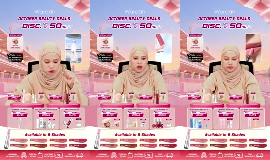Stream wardahbeauty_my - 20 Okt 2026, 23.25