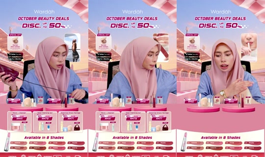 wardahbeauty_my's Stream - Oct 23, 2026, 6:03 AM