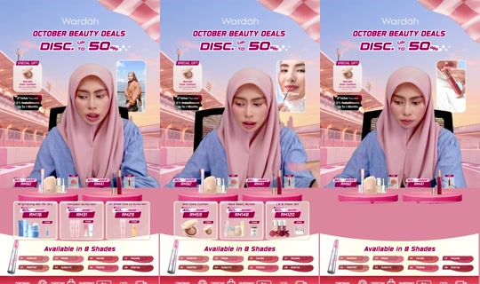 wardahbeauty_my's Stream - Oct 23, 2026, 7:47 AM