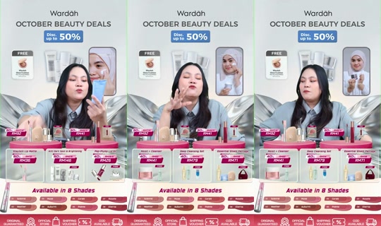 ไลฟ์ของ wardahbeauty_my - 23 ต.ค. 2569 17:10