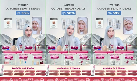 ไลฟ์ของ wardahbeauty_my - 23 ต.ค. 2569 19:09