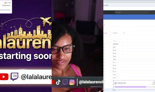 lalalaurenville's Stream - Aug 31, 2026, 2:28 AM