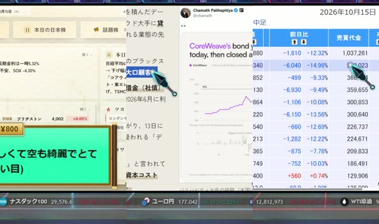 株屋の立ち話 Recorded on Oct 15, 2026, 8:08 AM