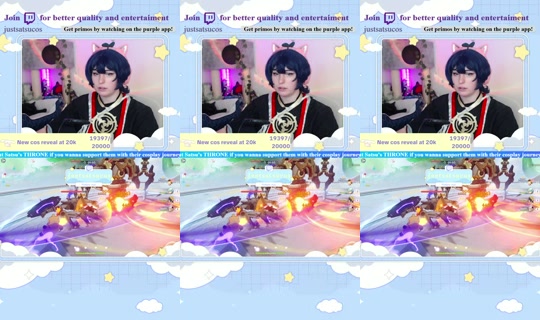 justsatsucos's Stream - Jun 1, 2026, 10:50 AM