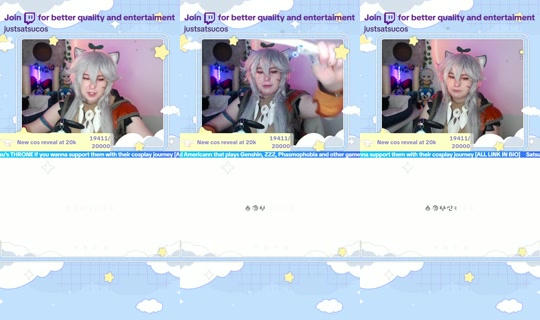 justsatsucos's Stream - Jun 10, 2026, 3:16 PM